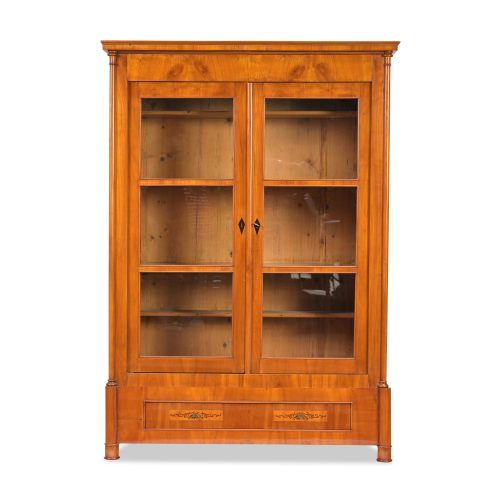 Biedermeier Vitrinenschrank Süddeutschland um 1800
