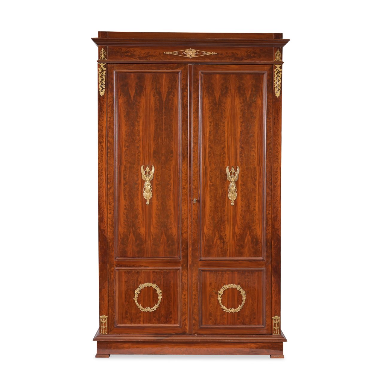 Bibliotheks- oder Kleiderschrank Frankreich um 1800/ 1810