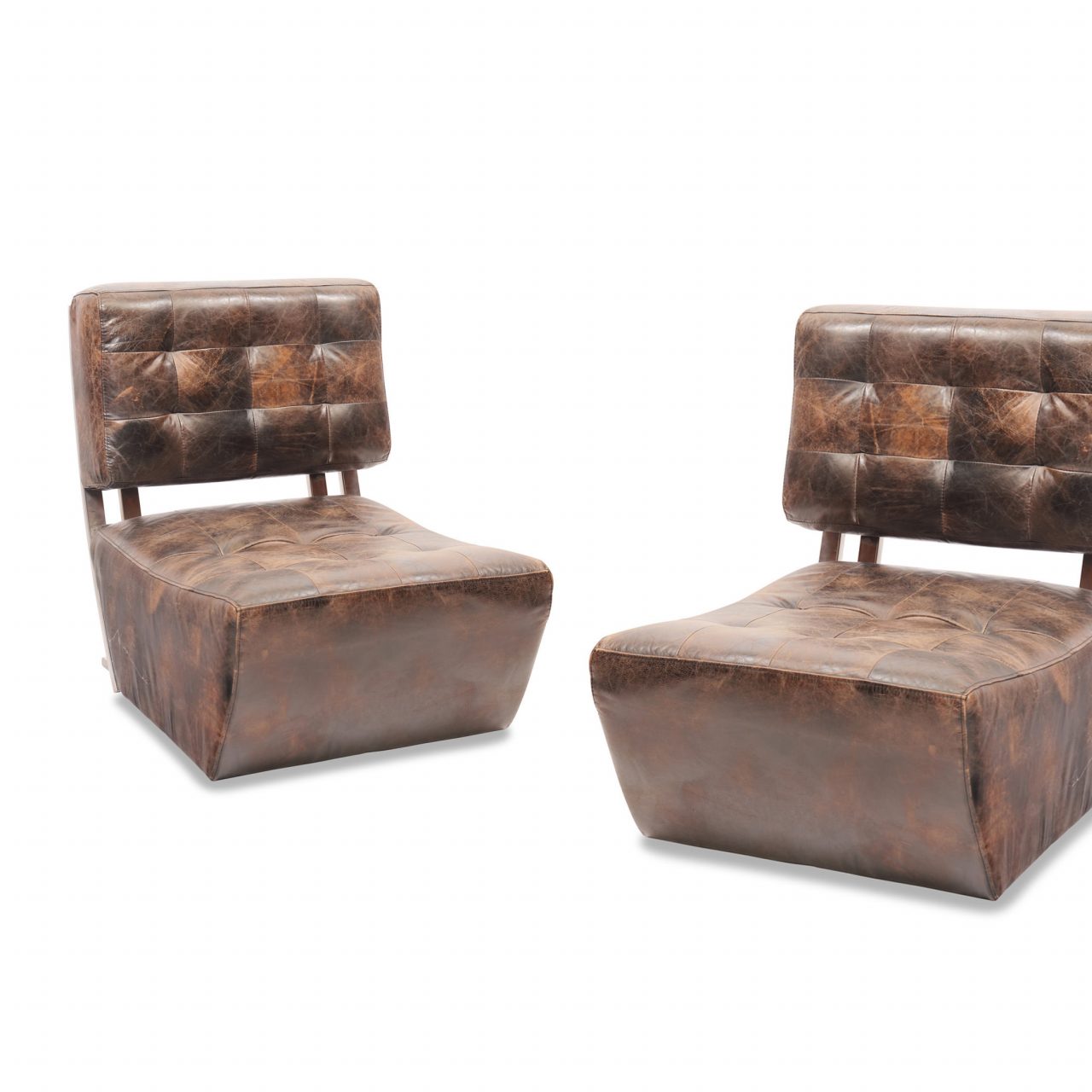 Designer-Sessel aus Leder, Clubsessel